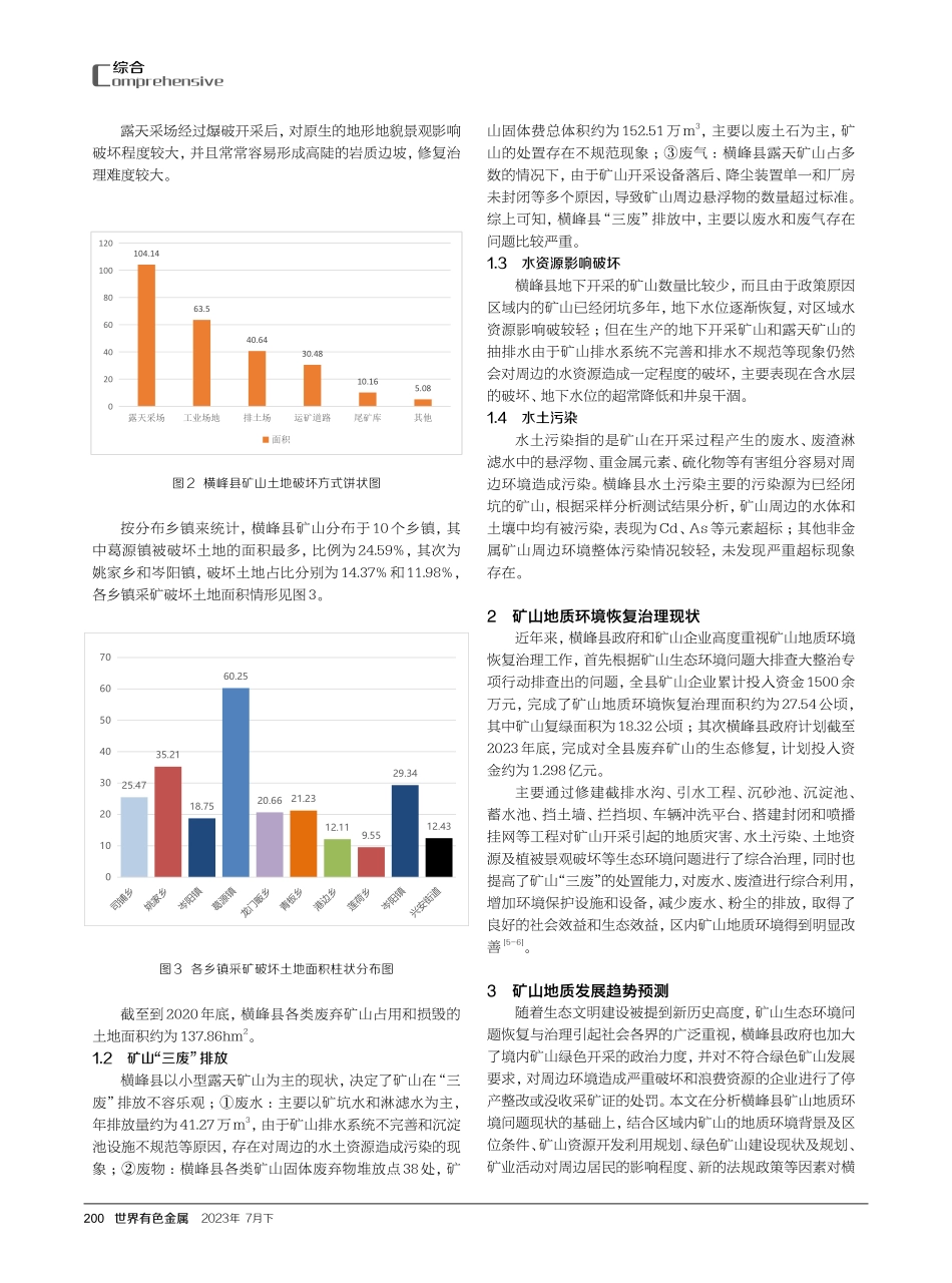 矿山地质环境现状及防治对策——以横峰县为例.pdf_第2页