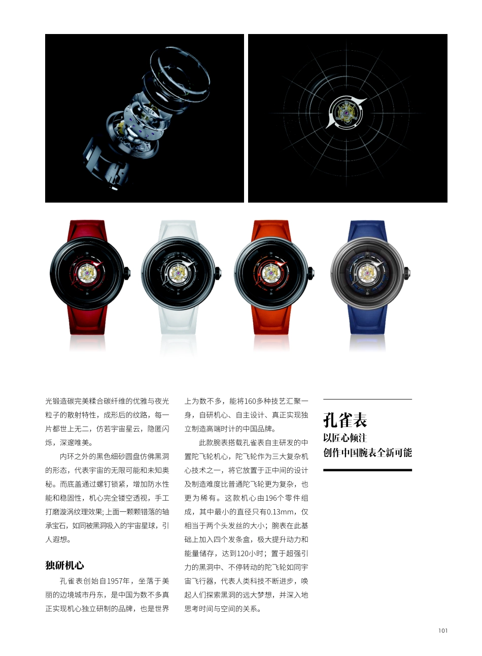 孔雀表·中置陀飞轮 黑洞之魅与时空艺术.pdf_第2页