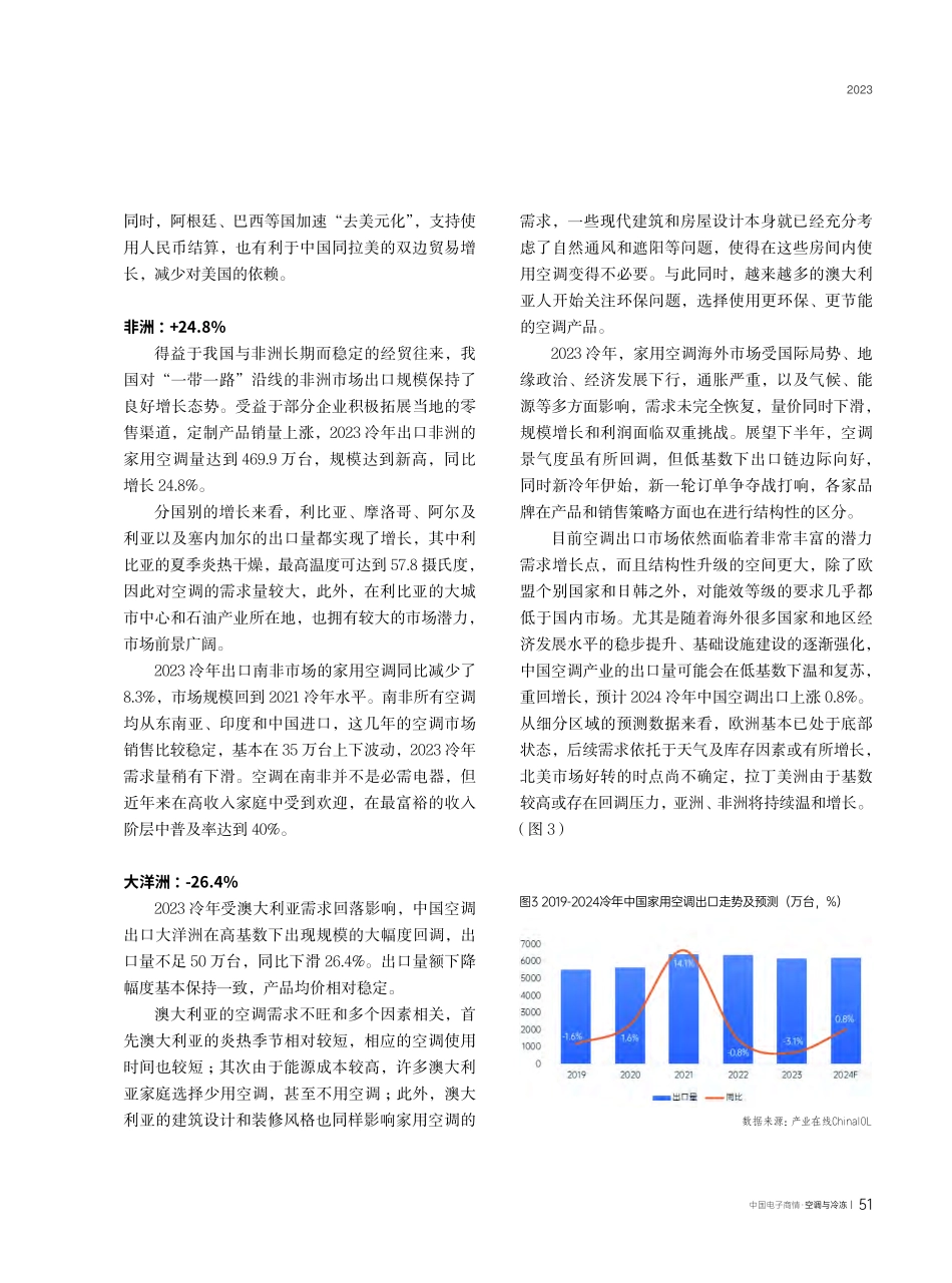 空调出口量额同减%2C需求不足韧性犹存.pdf_第3页
