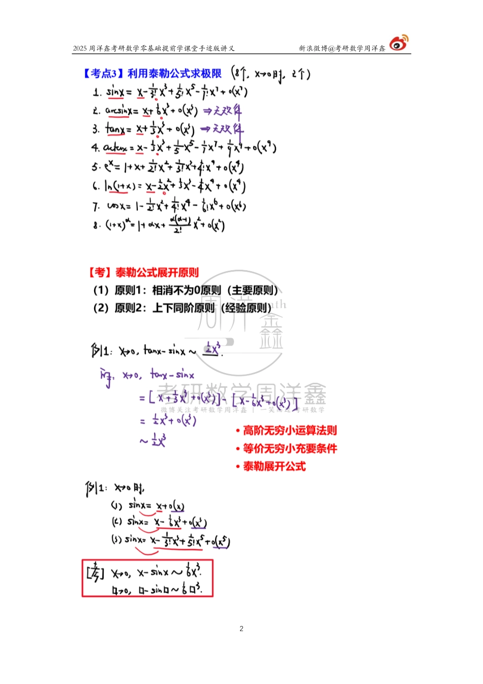 008.2025考研数学零基础提前学5（周洋鑫）【公众号：小盆学长】免费分享.pdf_第2页