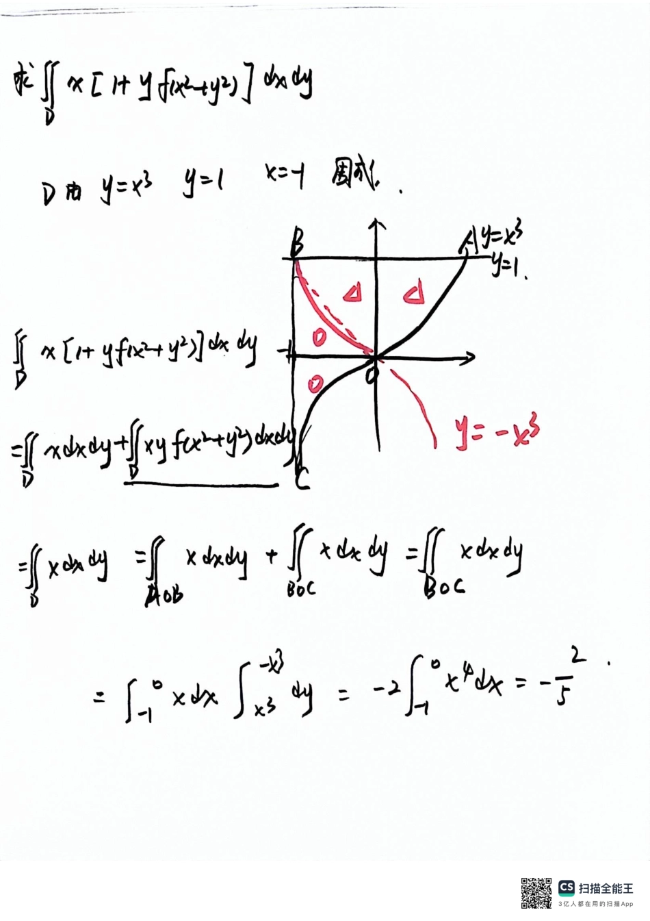 5月22日二重积分直播手稿【公众号：小盆学长】免费分享.pdf_第3页