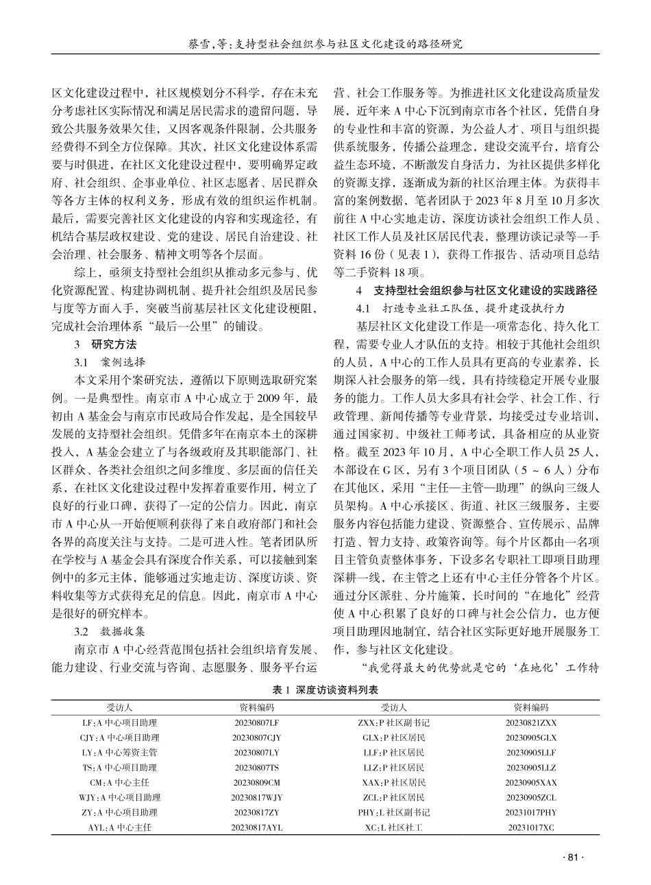支持型社会组织参与社区文化建设的路径研究 (1).pdf_第2页