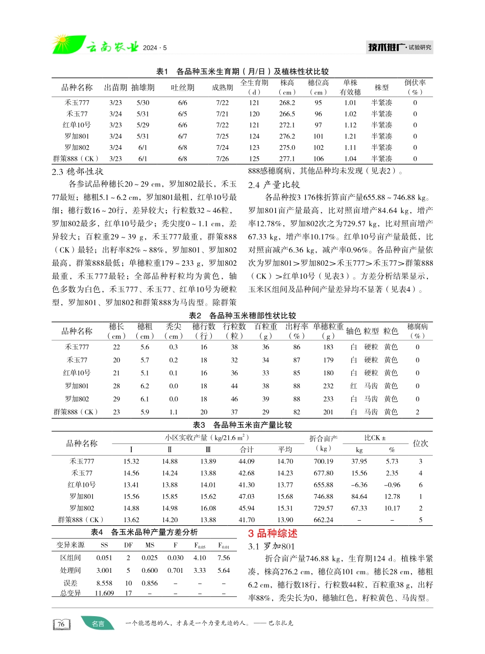 西南区玉米新品种筛选 (1).pdf_第2页