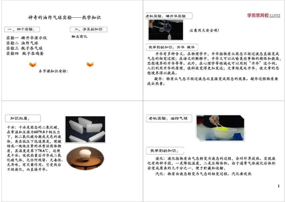 神奇的油炸气球实验——热学知识.pdf_第1页