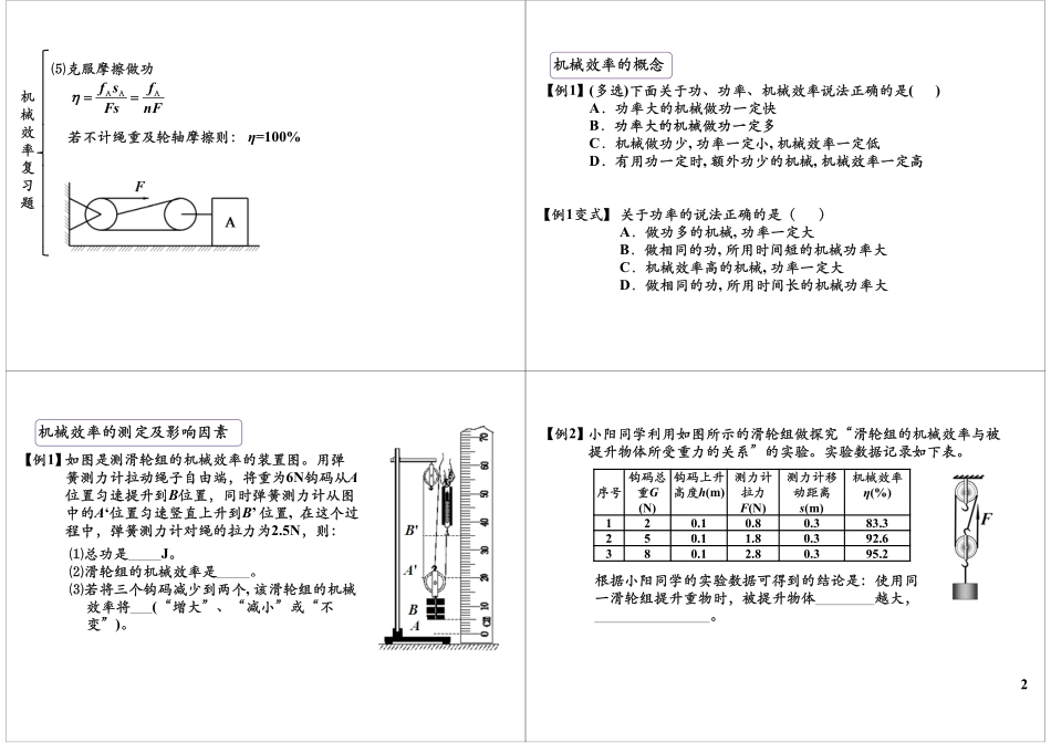 淘宝书山小径 第66讲机械效率复习题.pdf_第2页