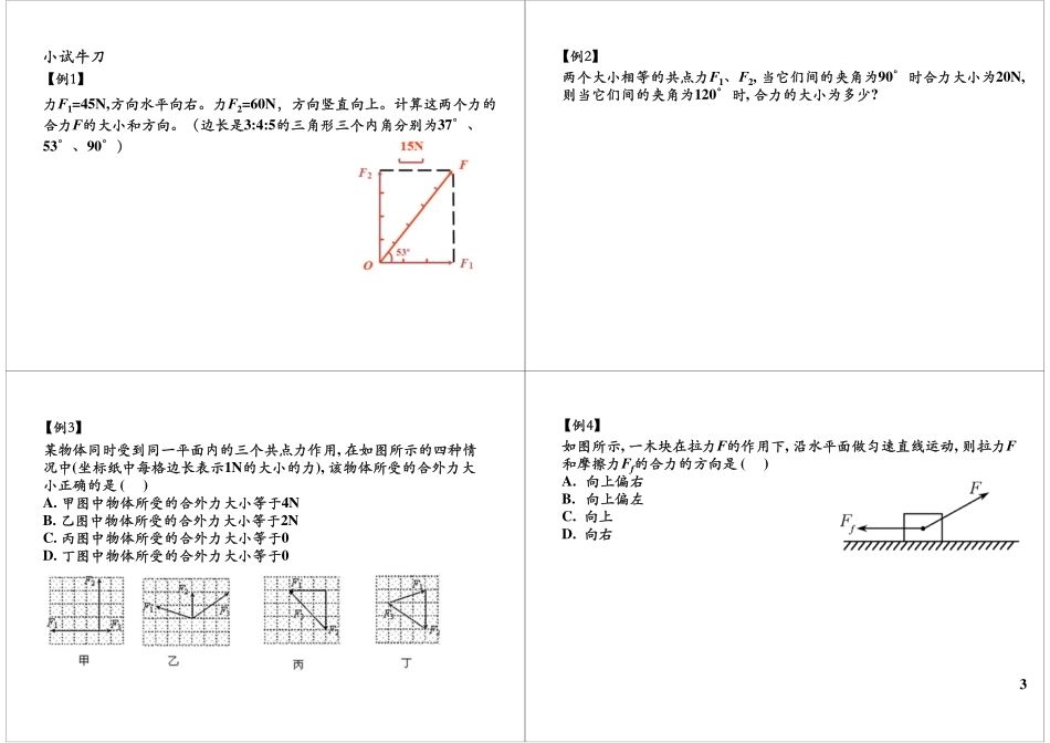 淘宝书山小径 第53讲力的合成与分解竞赛提高.pdf_第3页