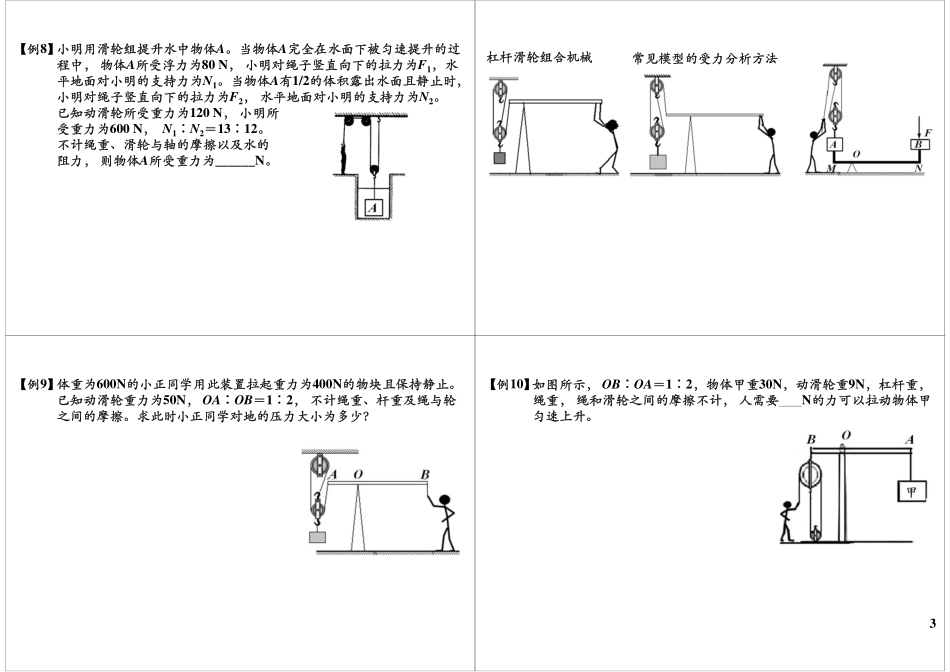 淘宝书山小径 第63讲滑轮复习提高.pdf_第3页