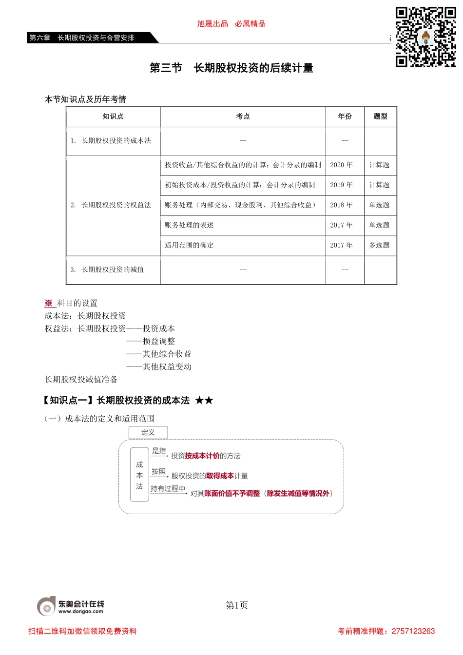 47_长期股权投资的成本法长期股权投资的权益法（1）.pdf_第1页