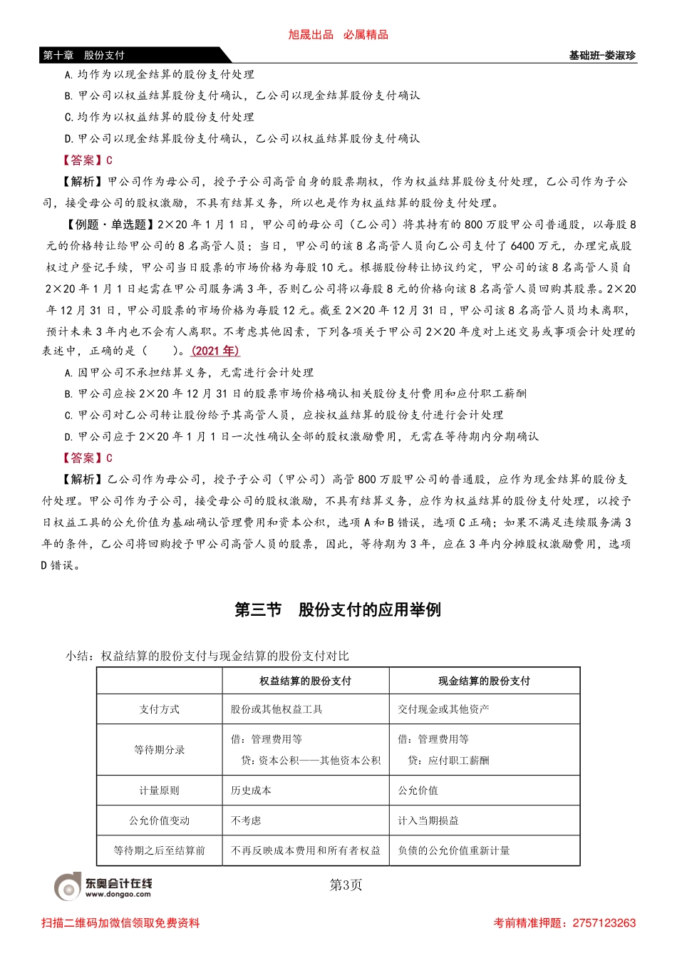 55_集团股份支付的处理股份支付的应用举例.pdf_第3页