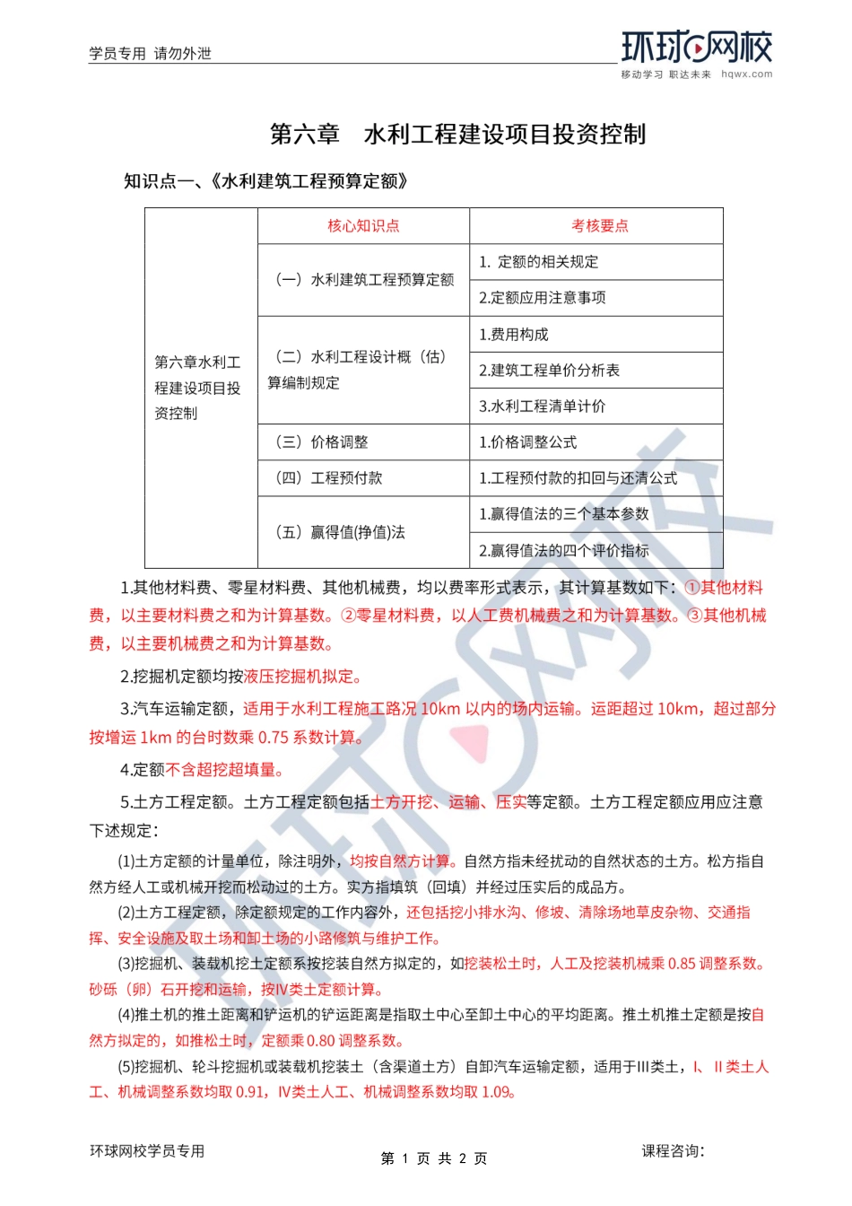 第20讲第六章水利工程建设项目投资控制(一).pdf_第1页