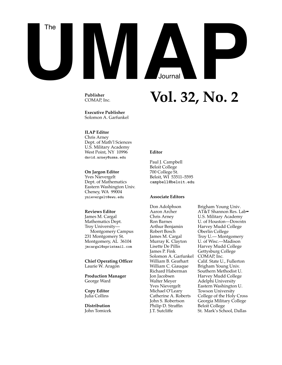 2011美国大学生数学建模特等奖论文全集.pdf_第1页