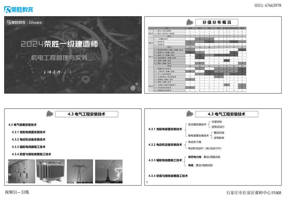 视频51—53集 4.3 电气装置安装技术1（新教材）（可打印版）.pdf_第1页