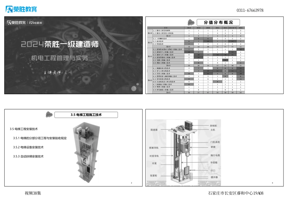 视频38集 3.5 电梯工程施工技术（新教材）（可打印版）.pdf_第1页