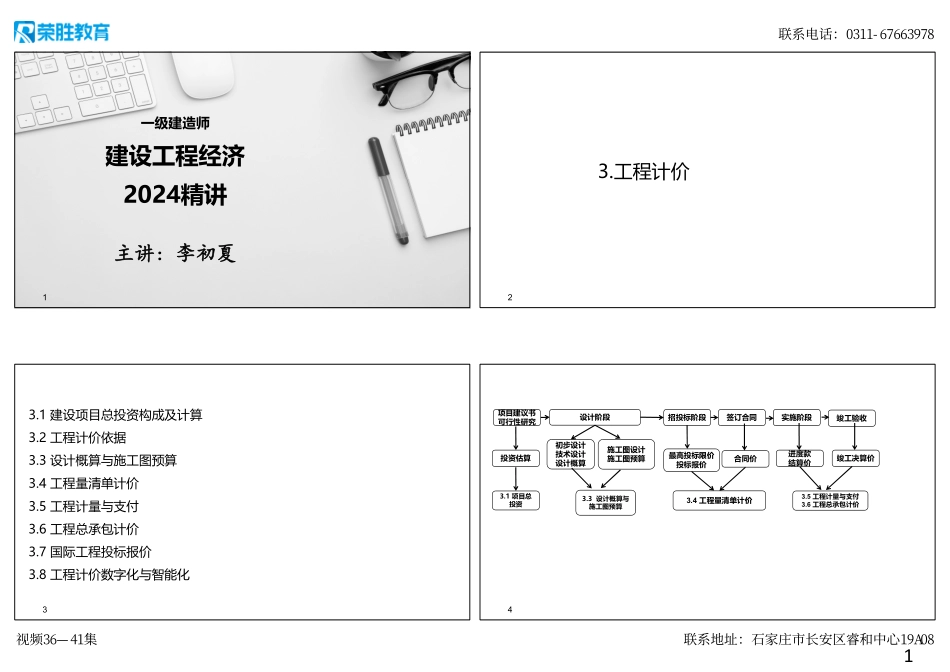 视频36—41集 3.1 建设项目总投资构成及计算（可打印版）.pdf_第1页