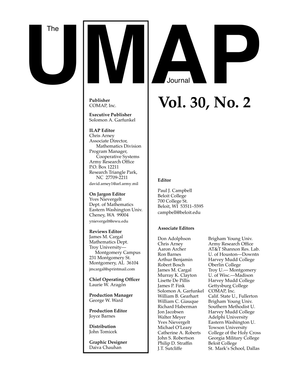 2009美国大学生数学建模竞赛特等奖论文全集.pdf_第1页