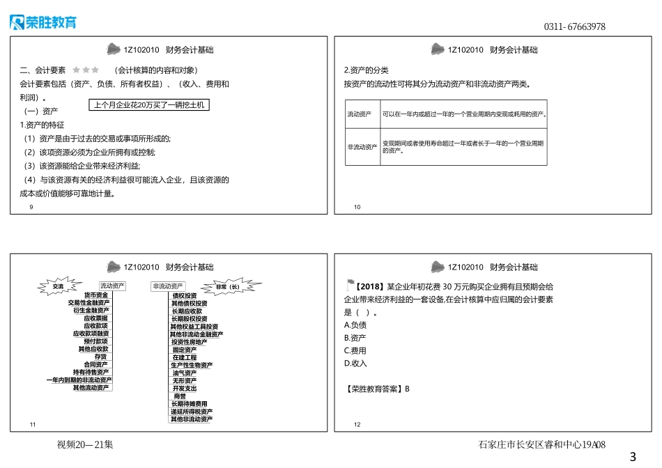 视频20—21集 1Z102010 财务会计基础 （可打印版）.pdf_第3页