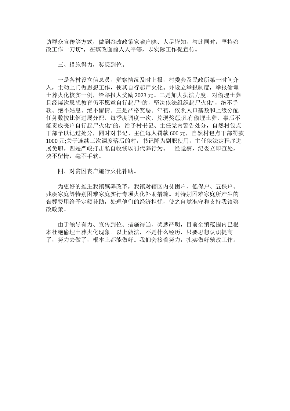 2023年乡镇殡ۥ改作总结材料.docx_第2页