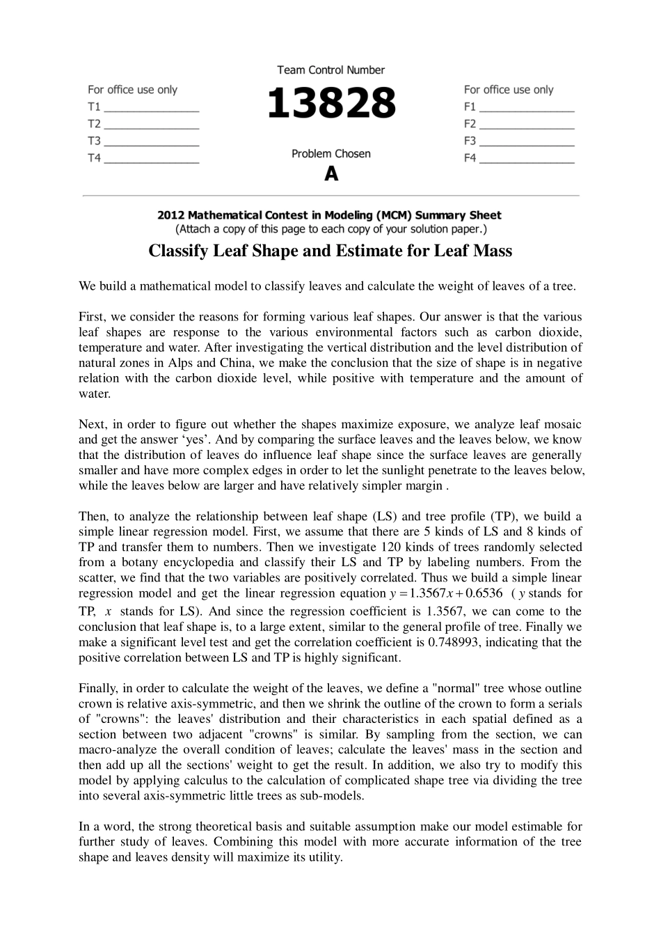 2012美国大学生数学建模竞赛A题获奖论文.pdf_第1页