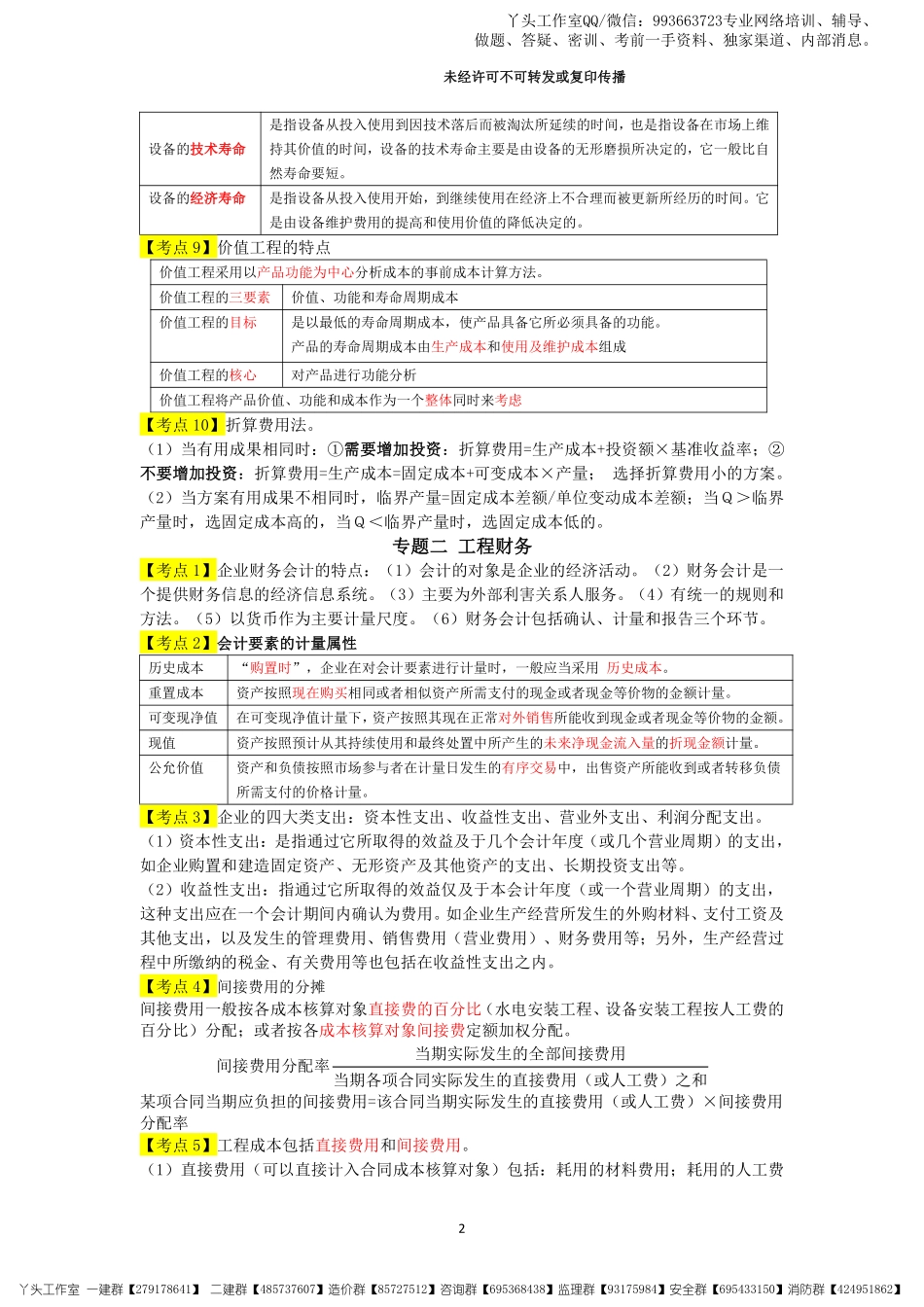 05-天一-22一建《工程经济》考前八页纸.pdf_第2页