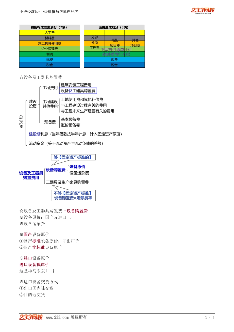 24中级《建筑与房地产经济》教材精讲班-李轻舟-建设工程造价构成（二）.pdf_第2页