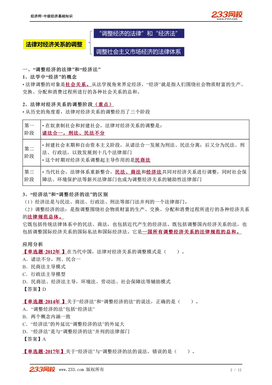 076、2023-中级《经济基础》教材精讲班-郑伟-法律对经济关系的调整.pdf_第2页