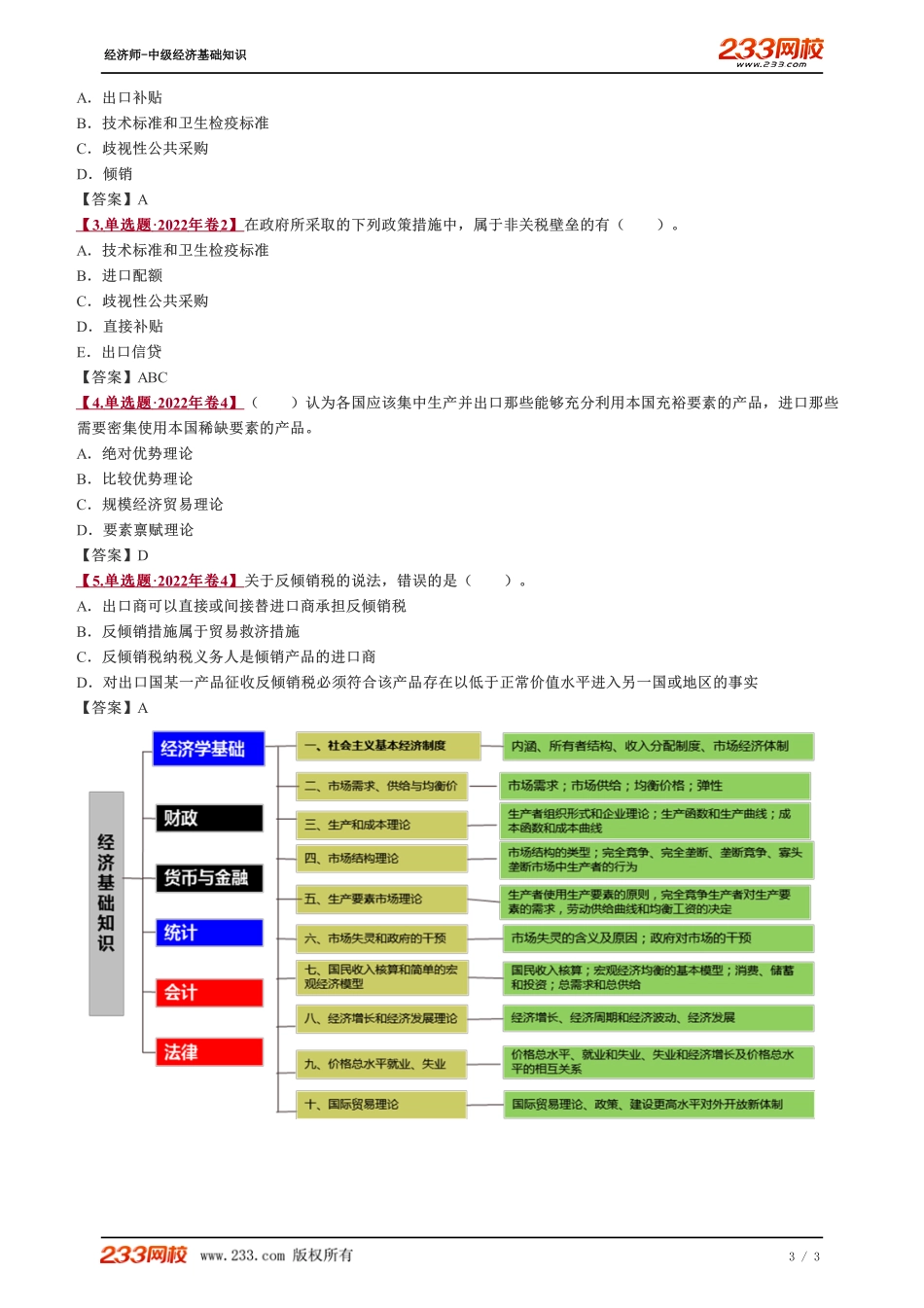 036、2023-中级《经济基础》教材精讲班-郑伟-建设更高水平对外开放新体制.pdf_第3页