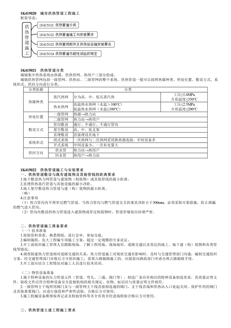 61、1K415000第04讲　供热管道分类与施工安装要求.pdf_第1页