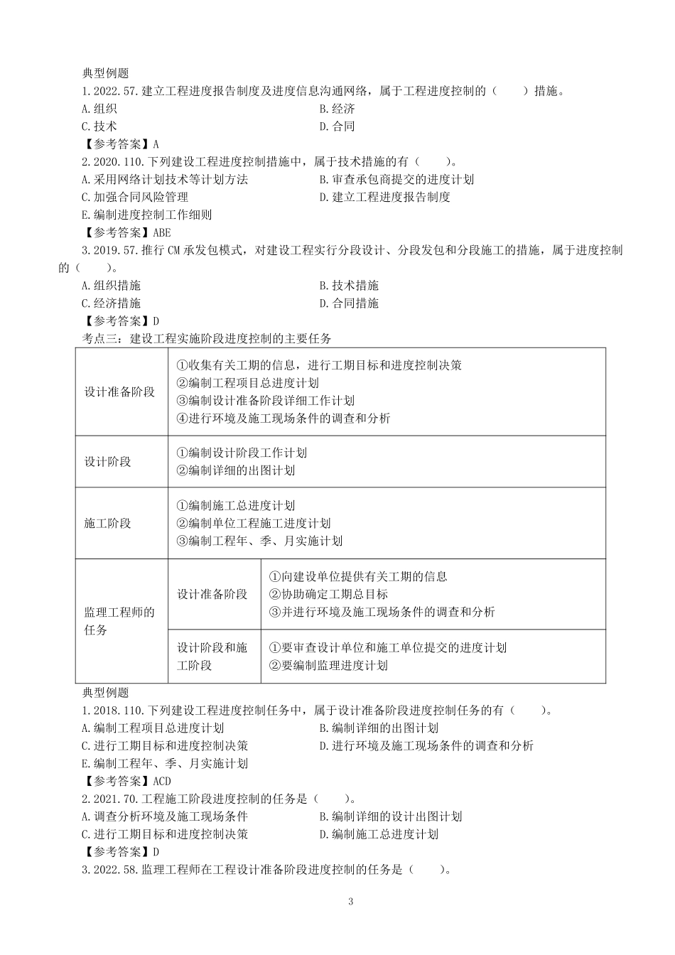 2023监理目标控制（进度）土木教材精讲讲义打印总版&&.pdf_第3页