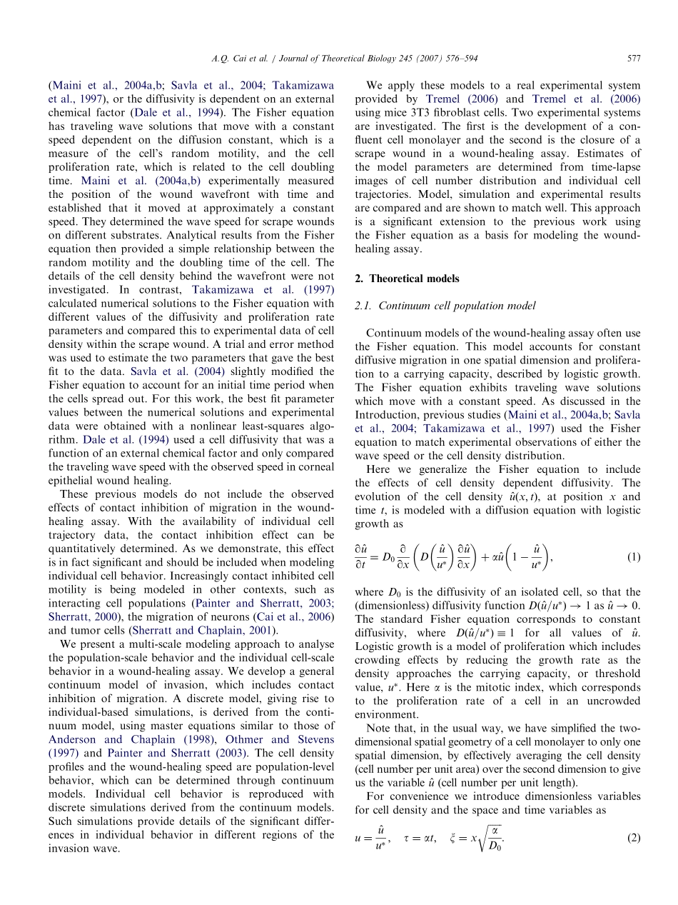 Multi-scale modeling of a wound-healing cell migration assay(1).pdf_第2页