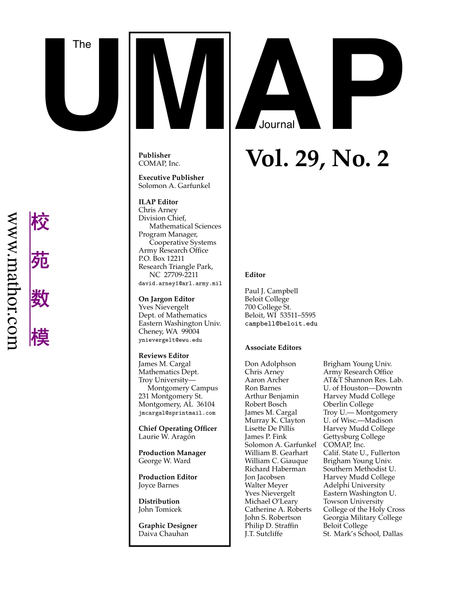 美国大学生数学建模大赛2008年ICM特等奖论文集.pdf_第1页