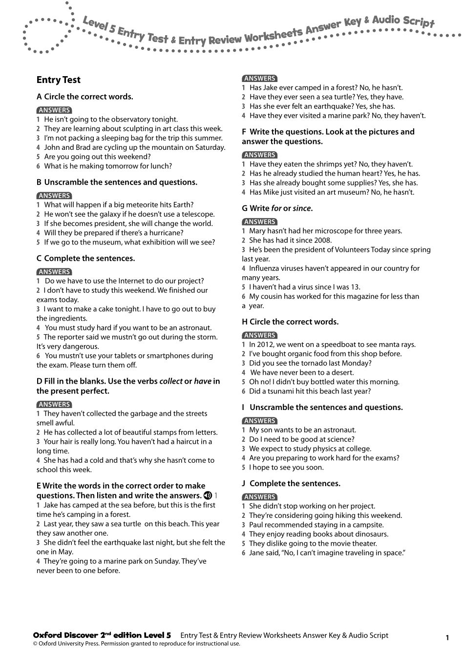 od2e_l5_entry_test_and_review_worksheets_ak.pdf_第1页