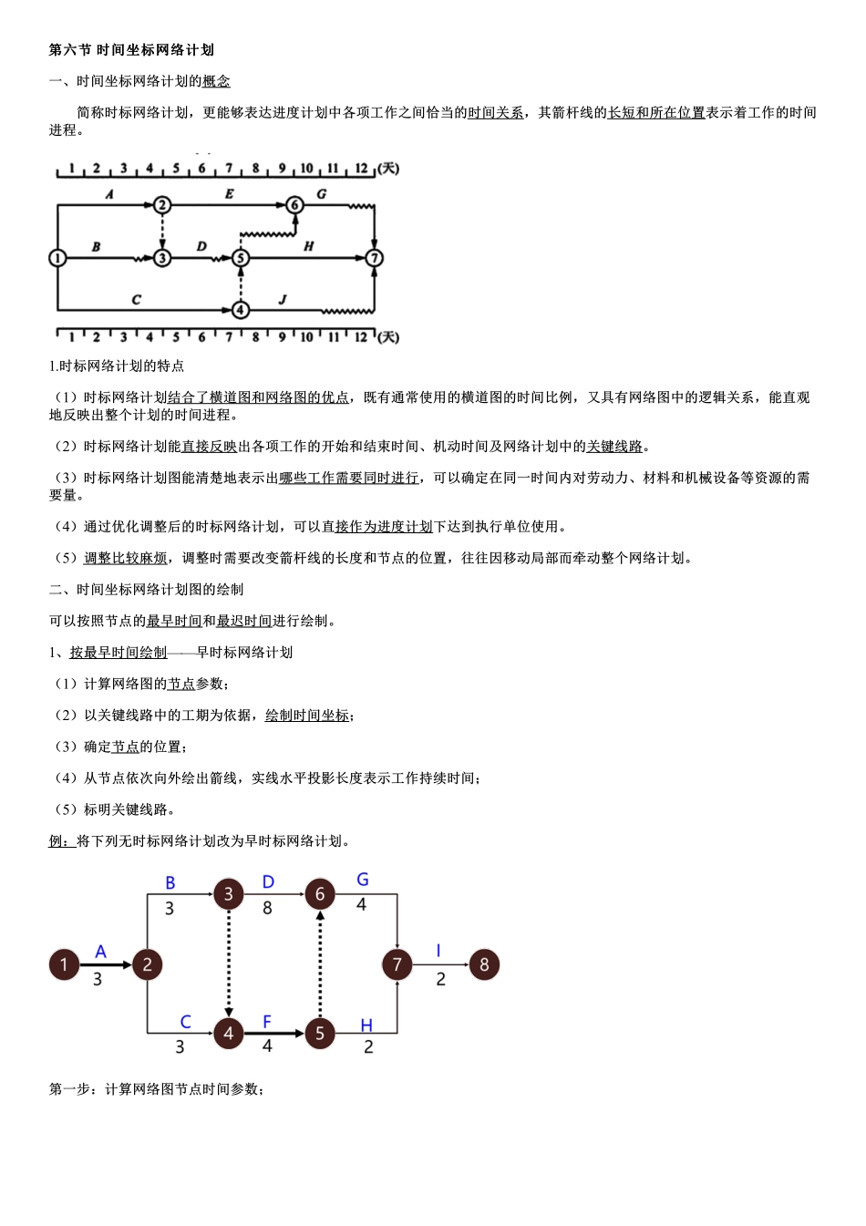 007.时间坐标网络计划、单代号网络图绘制与计算.pdf_第1页