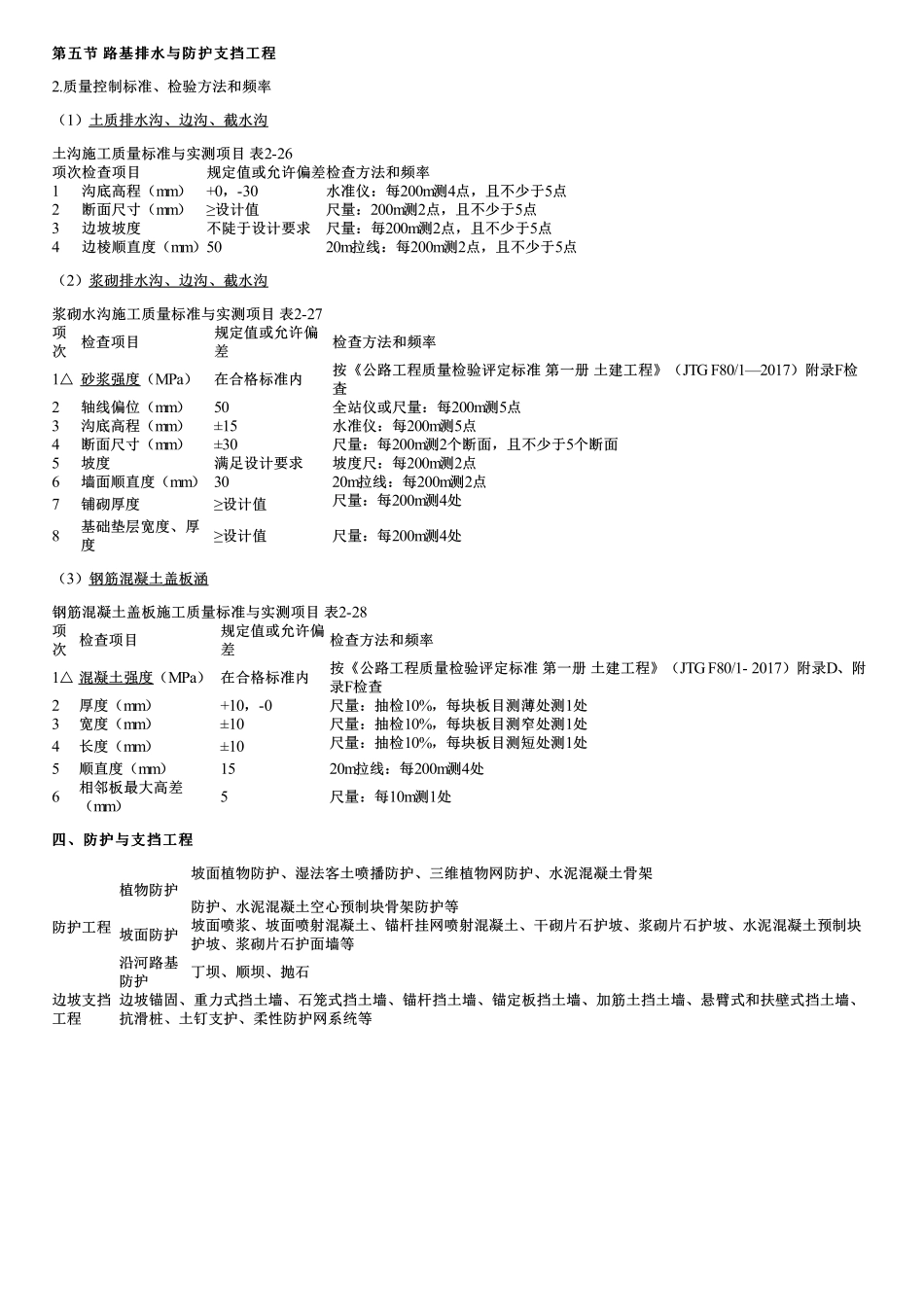 008.路基排水与防护支挡工程、涵洞、通道和小桥、人行天桥工程、路基工程的改扩建、冬雨期施工.pdf_第1页