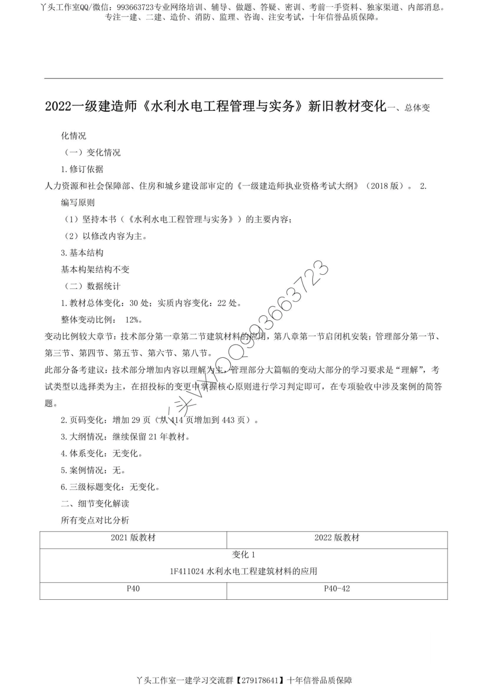 【对比】2022一建水利新旧教材对比变化.pdf_第1页