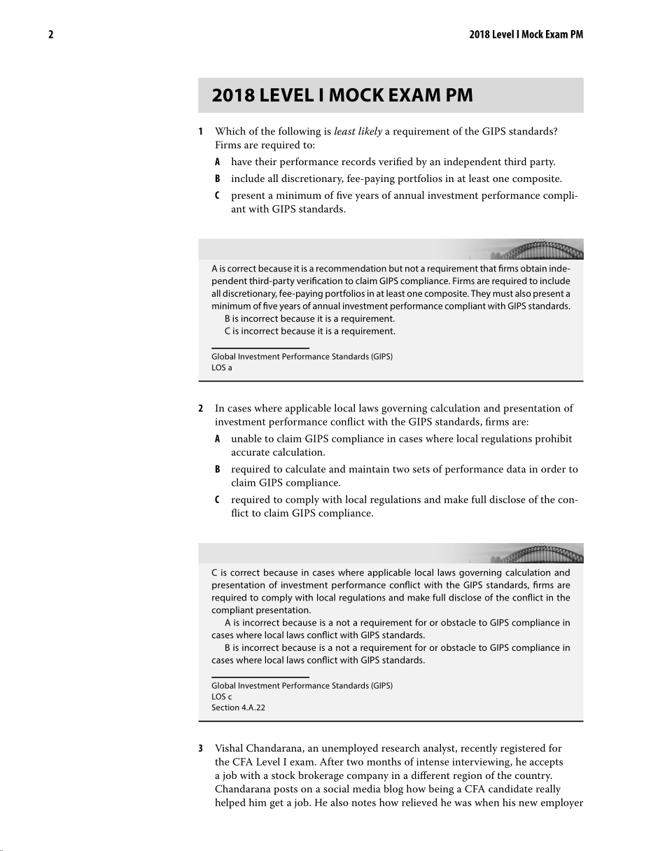 2018_Level_I_Mock_Exam_PM-Session_(with_Solutions)_removed(1).pdf_第2页