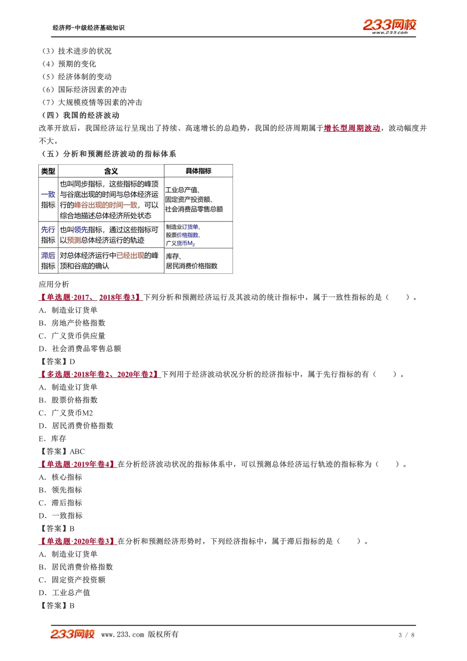 030、2023-中级《经济基础》教材精讲班-郑伟--经济周期和经济波动、经济发展.pdf_第3页