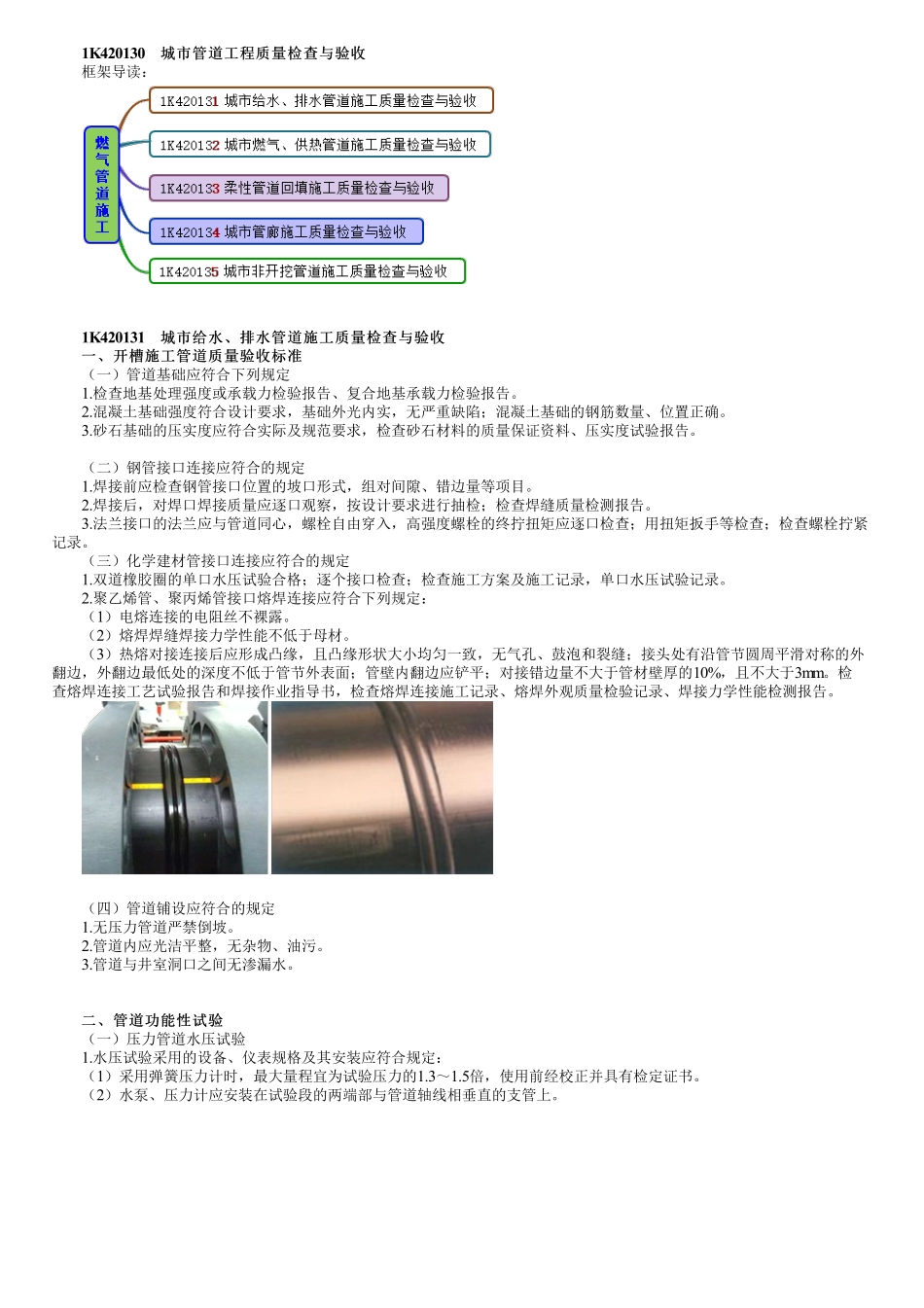 66、1K415000第09讲　城市管道工程质量检查与验收（一）.pdf_第1页