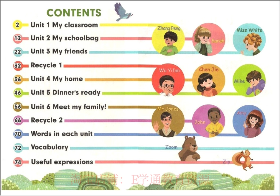 新PEP4年级上册英语电子课本.pdf_第1页