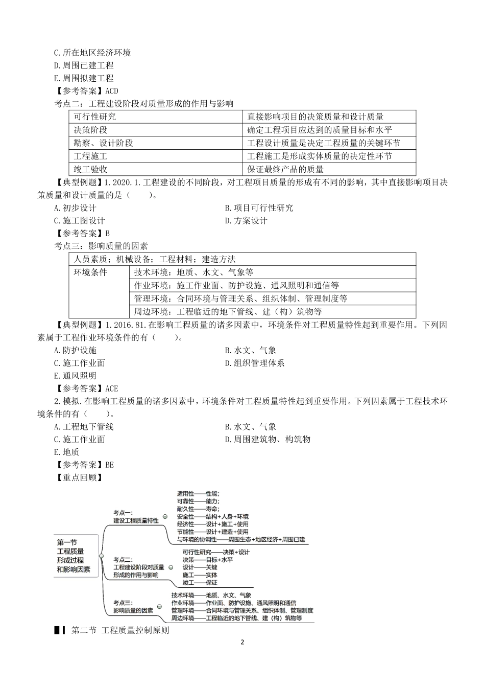 2023监理目标控制（质量）土木教材精讲（第1-2章）讲义打印版&.pdf_第2页