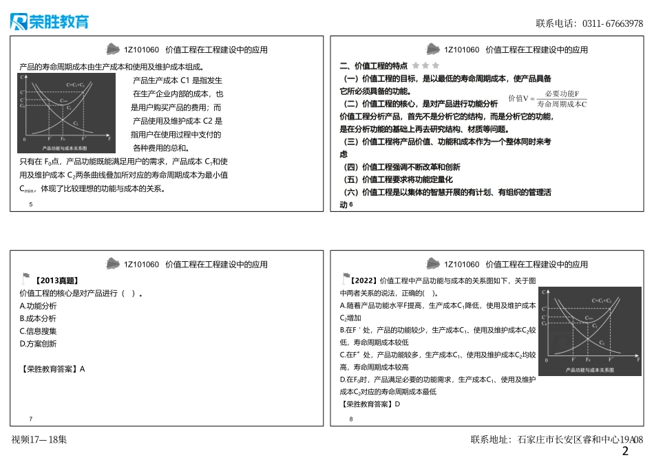 视频17—18集 1Z101060 价值工程在工程（可打印版）.pdf_第2页