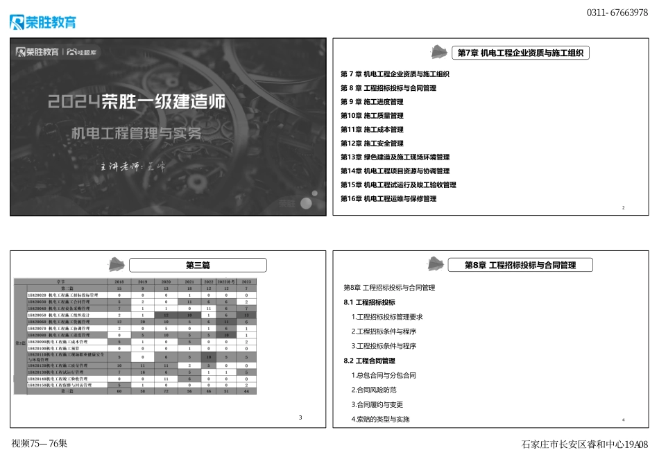 视频75—76集 第8章 工程招标投标与合同管理（新教材）（可打印版）.pdf_第1页