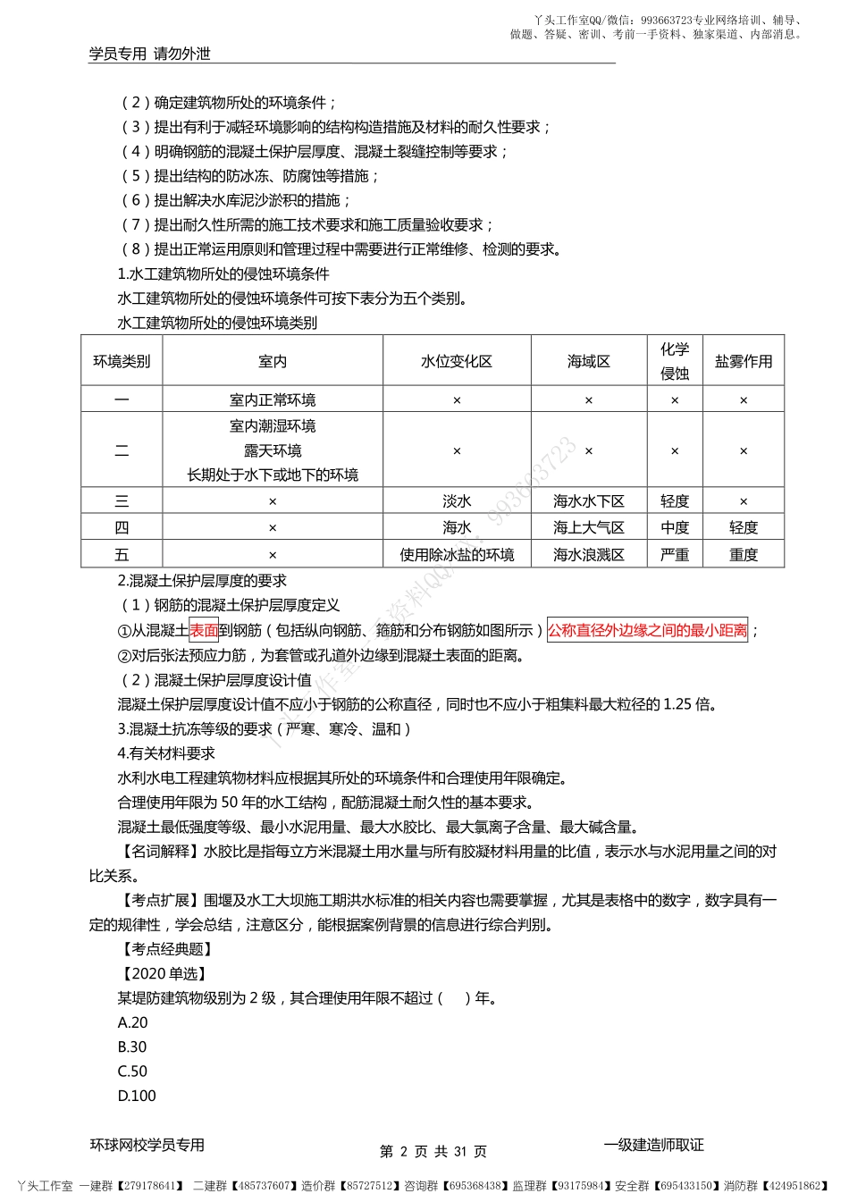 【HQ】2022一建【水利实务】十大精选考点03.25.pdf_第2页