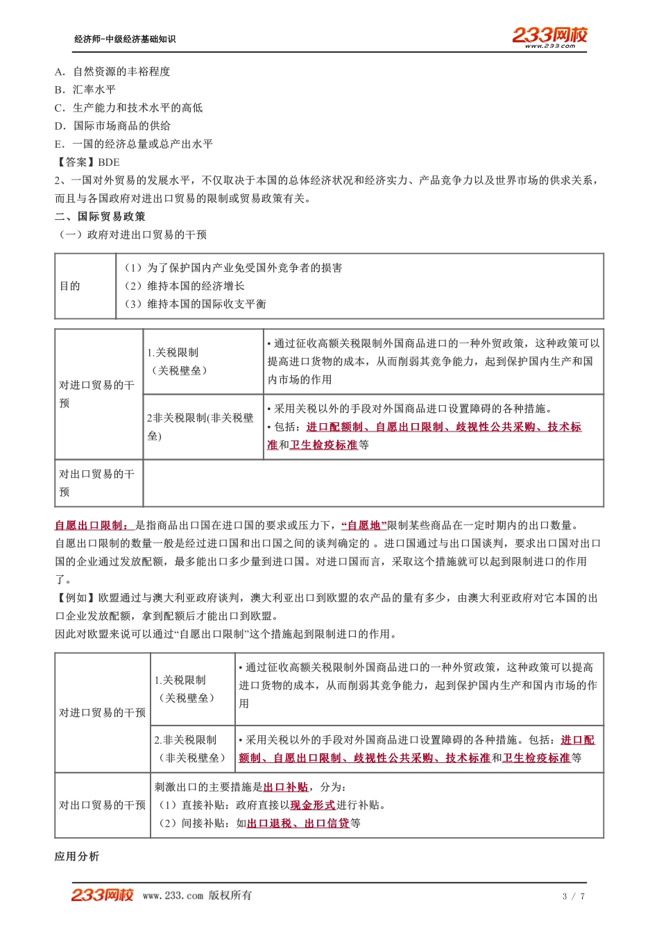 035、2023-中级《经济基础》教材精讲班-郑伟-国际贸易理论（二）、国际贸易政策.pdf_第3页