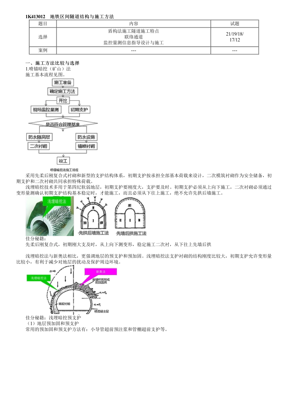 61、1K413000第03讲　地铁区间隧道结构与施工方法.pdf_第1页