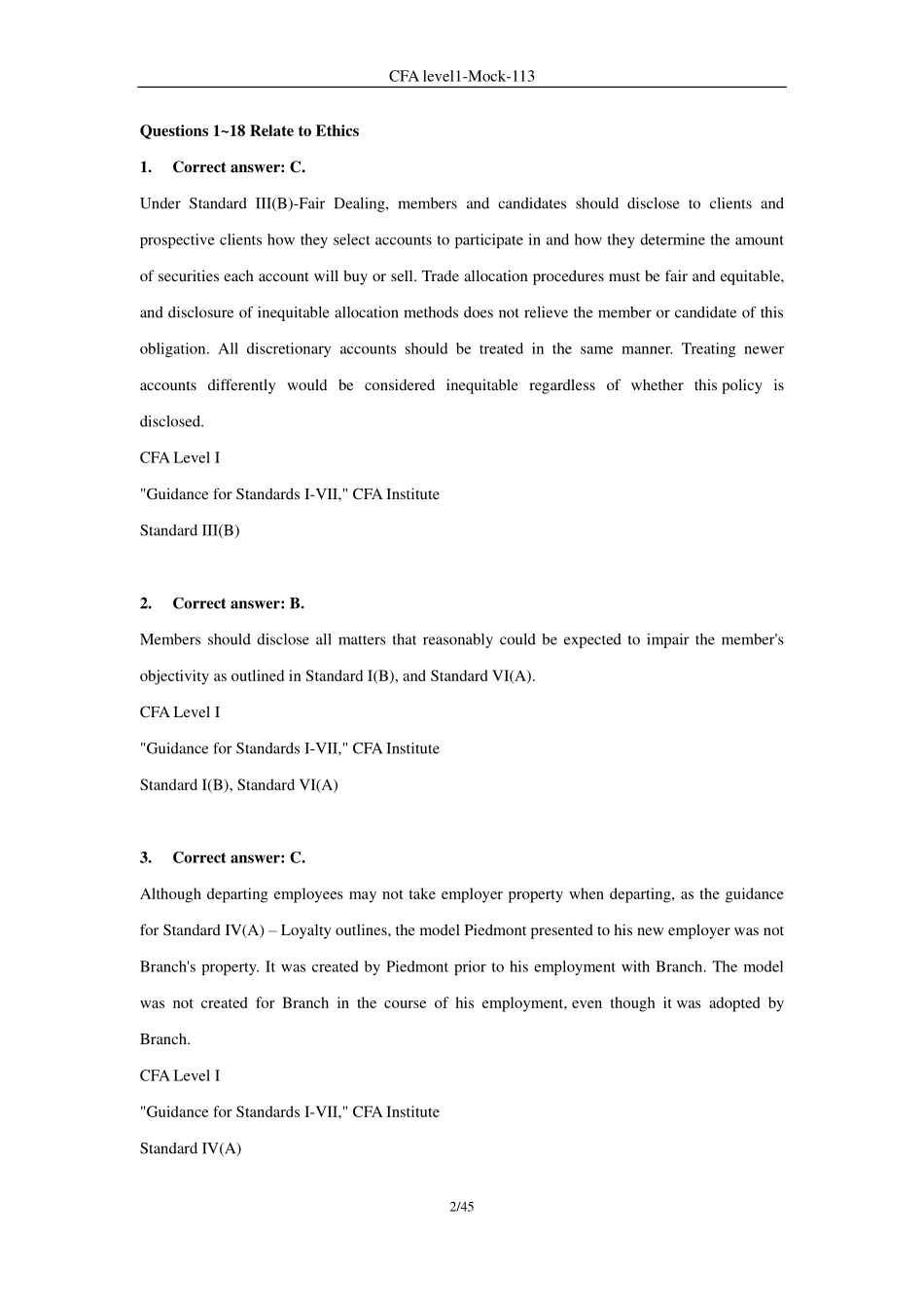 2016_CFA_Level_1_Mock_Exam_morning_answers_removed(1).pdf_第2页