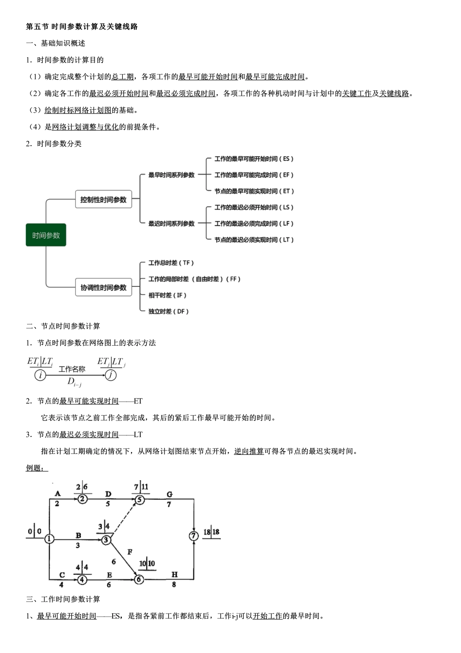 006.时间参数计算及关键线路.pdf_第1页