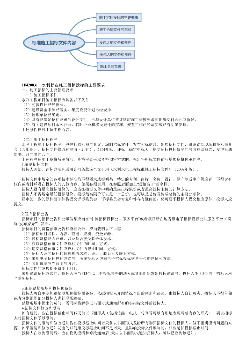 37、1F420030第01讲　水利行业施工招标投标的主要要求（一）.pdf_第1页