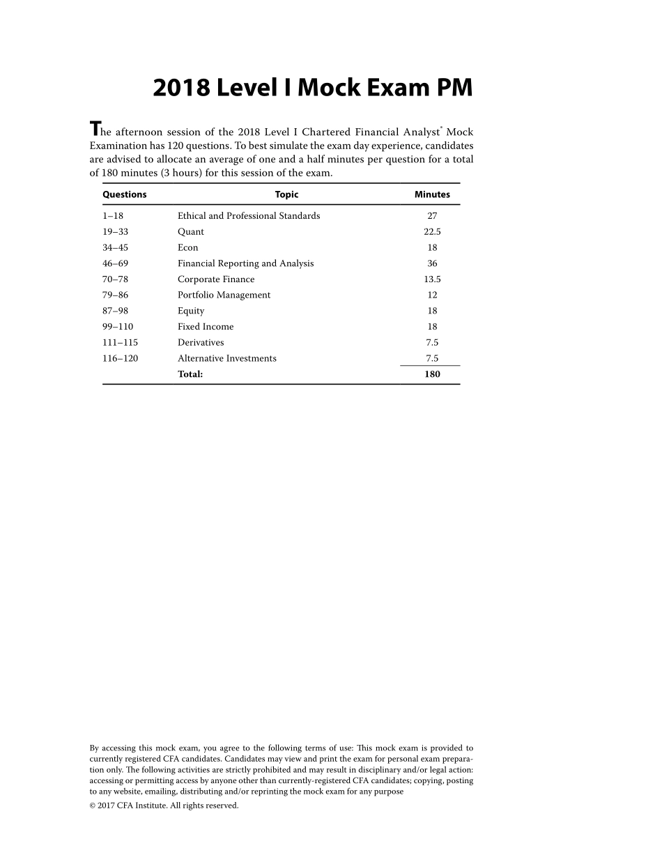 2018_Level_I_Mock_Exam_PM-Session_removed(1).pdf_第1页