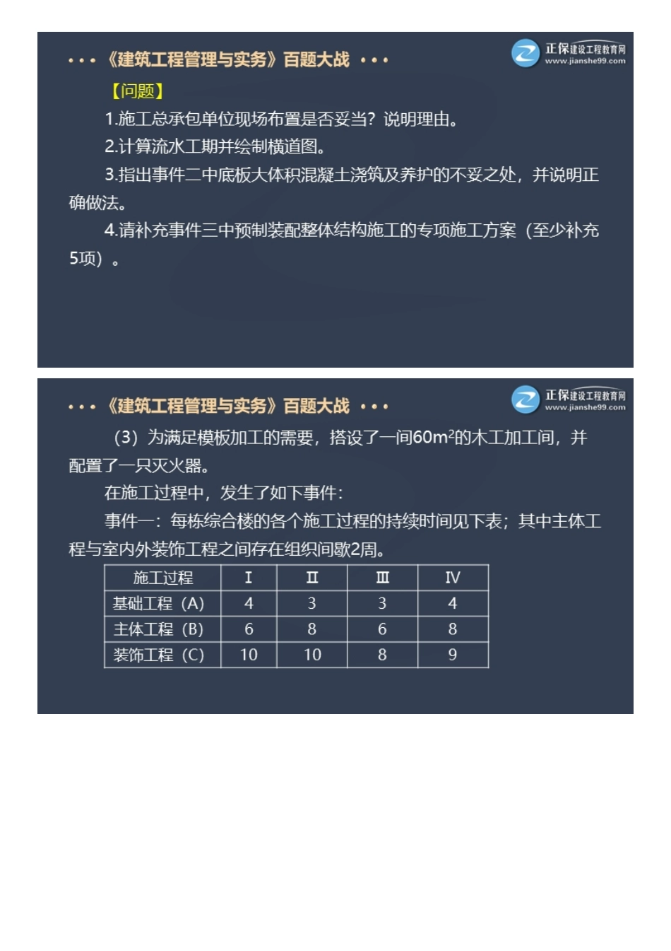 2022一级建造师建筑工程百题大战（四）.pdf_第3页
