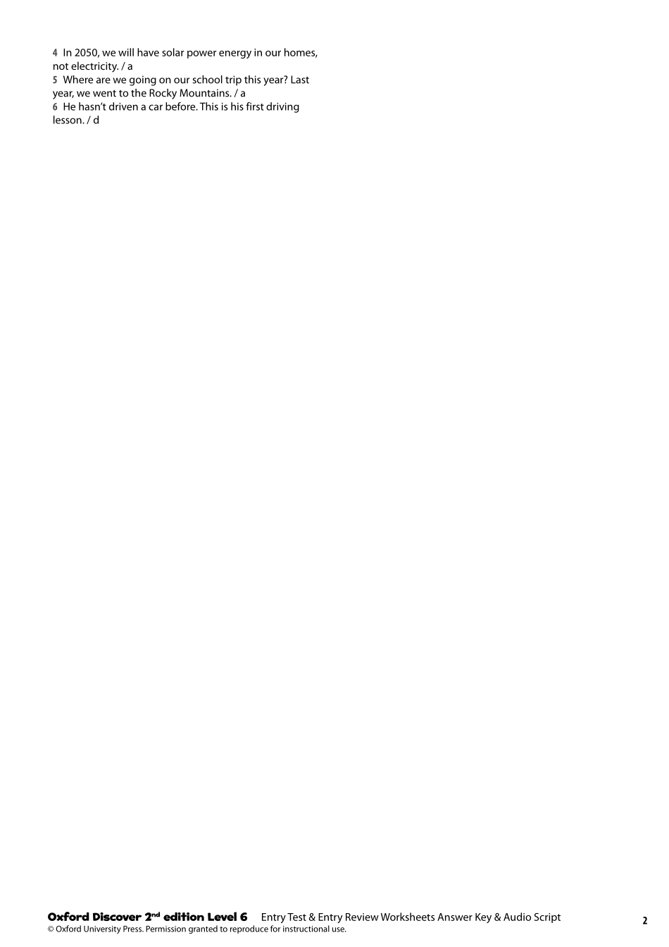 od2e_l6_entry_test_and_review_worksheets_ak.pdf_第2页